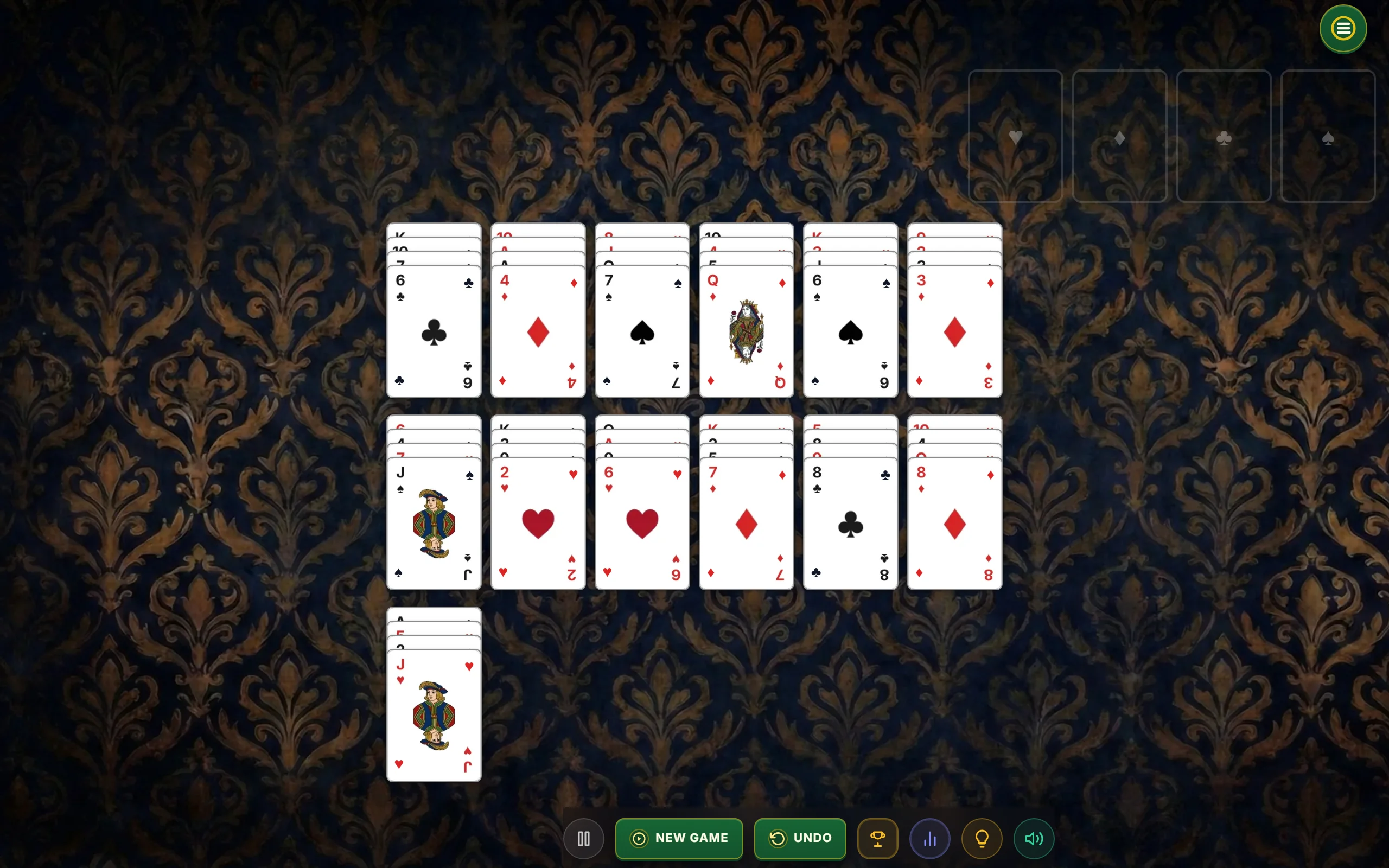 Baker's Dozen Solitaire