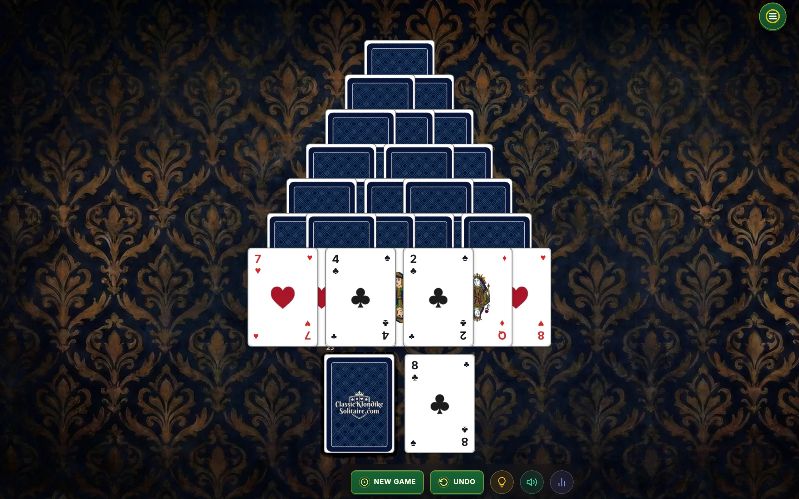 Pyramid Golf Solitaire